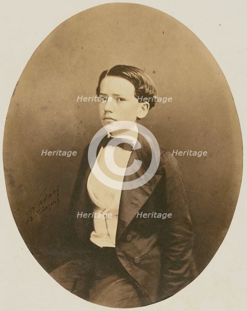 Young Boy, 1865-1869. Creator: Nadar.