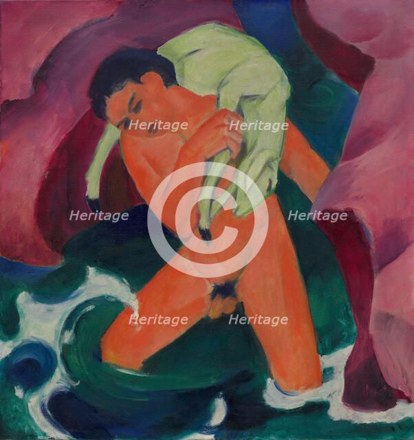 Young Boy with a Lamb (The Good Shepherd), 1911.