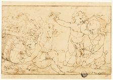 Young Bacchus and Companions, n.d. Creator: Unknown