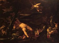 Young Bacchus Sleeping, 1681. Creator: Luca Giordano
