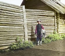 Young Bashkir, Ekhia, 1910. Creator: Sergey Mikhaylovich Prokudin-Gorsky