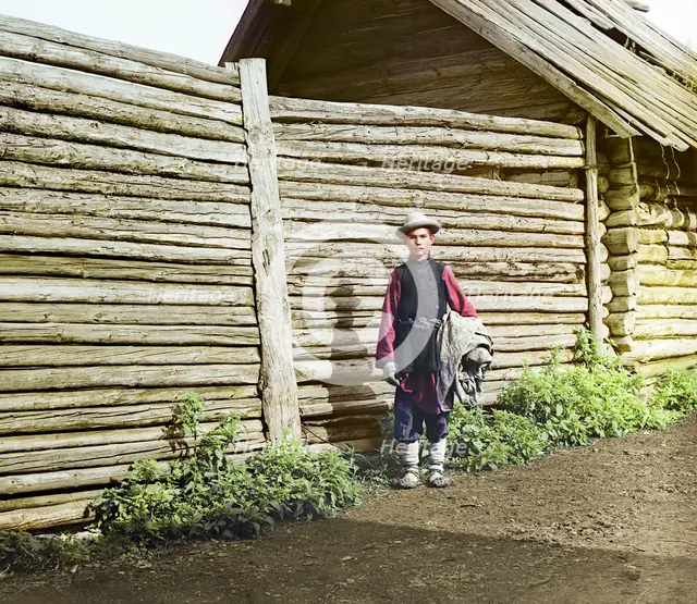 Young Bashkir, Ekhia, 1910. Creator: Sergey Mikhaylovich Prokudin-Gorsky.