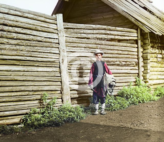 Young Bashkir, Ekhia, 1910. Creator: Sergey Mikhaylovich Prokudin-Gorsky.