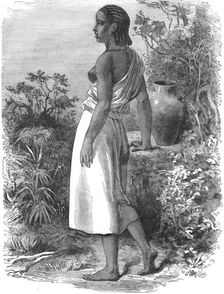 Young Bedaween girl; A journey through Soudan and Western Abyssinia, with Reminiscences..., 1875. Creator: Unknown