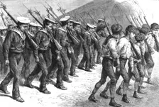 'Young Brazil -- Cadets Marching through the Streets of Rio De Janeiro 1891. Creator: Unknown