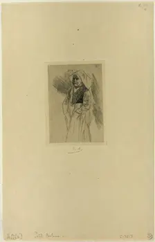 Young Breton Woman, n.d. Creator: Félicien Rops