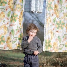 Young gipsy child of the Vincent family, Charlwood, Newdigate area, Surrey, 1964