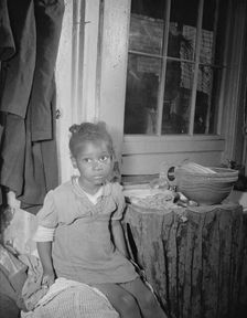 Young girl who lives near the Capitol, Washington, D.C., 1942. Creator: Gordon Parks