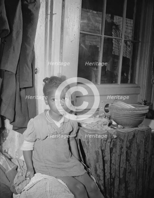 Young girl who lives near the Capitol, Washington, D.C., 1942. Creator: Gordon Parks.