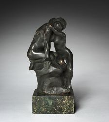 Young Girl Confiding Her Secret to Isis (Jeune fille confiant son secret à Isis), 1899. Creator: Auguste Rodin (French, 1840-1917)