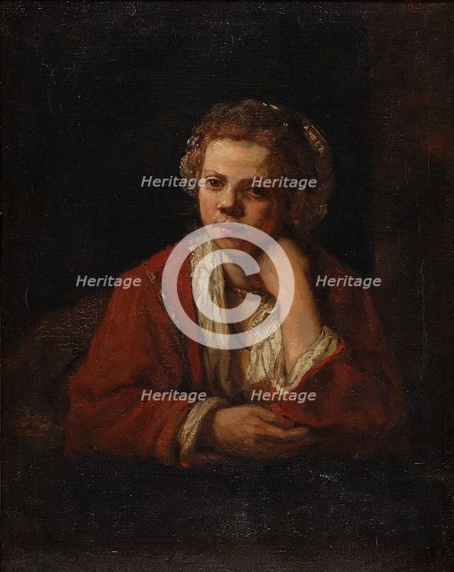 Young Girl, copy after Rembrandt, 1899. Creator: Widolfa von Engestrom-Ahrenberg.