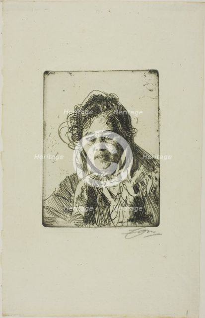 Young Girl from Mora (Kråkberg's Anna), 1903. Creator: Anders Leonard Zorn.