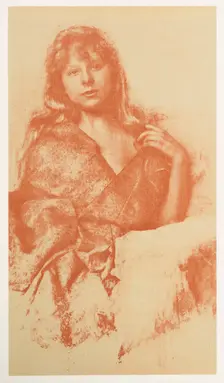Young girl. From the portfolio: Robert Demachy, c.1890-1914. Creator: Robert Demachy