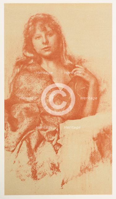 Young girl. From the portfolio: Robert Demachy,  c.1890-1914. Creator: Robert Demachy.