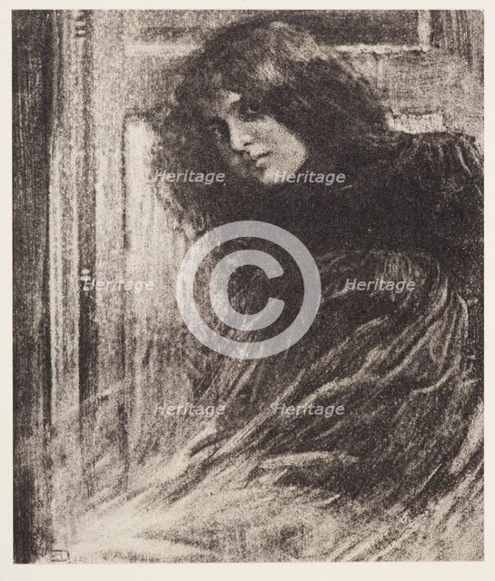 Young girl. From the portfolio: Robert Demachy,  c.1890-1914. Creator: Robert Demachy.