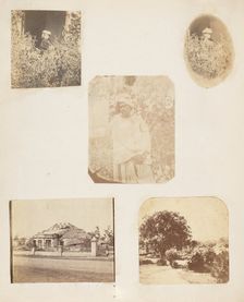 Young Girl in the Garden, 1850s. Creator: Unknown