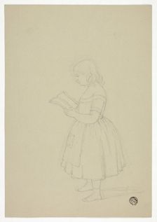 Young Girl Reading, n.d. Creator: Elizabeth Murray