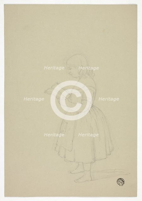 Young Girl Reading, n.d. Creator: Elizabeth Murray.