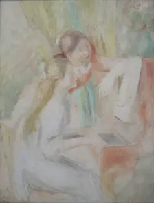 Young Girls at the Piano, 1892. Creator: Pierre-Auguste Renoir