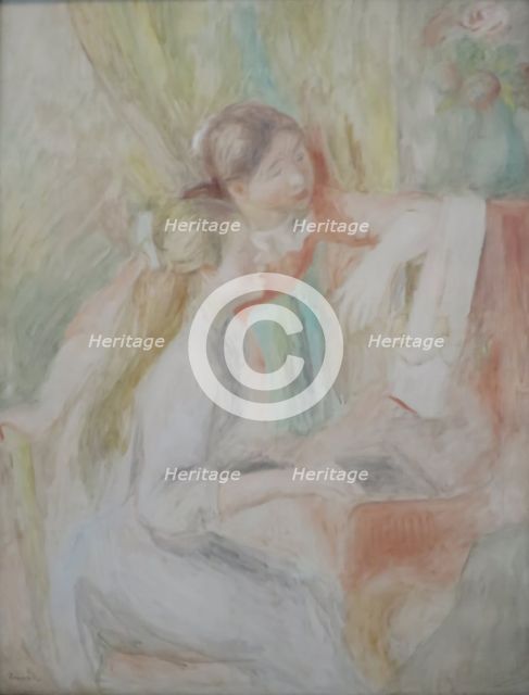 Young Girls at the Piano, 1892. Creator: Pierre-Auguste Renoir.