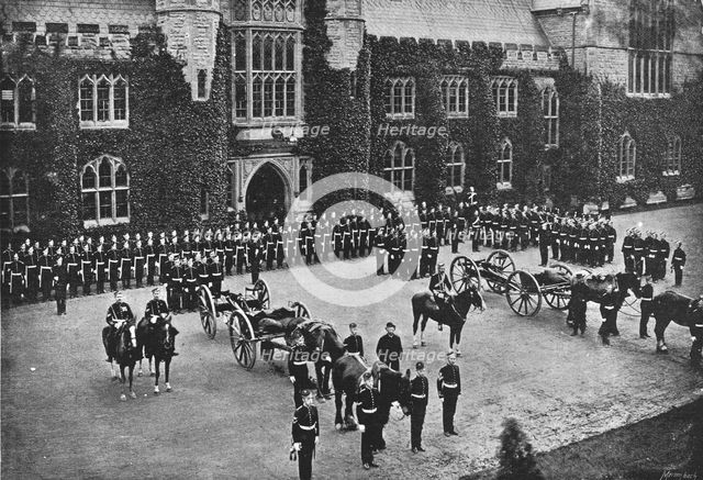 '' Young England -- Parade of the Cadets at Malvern College', 1891. Creator: George Meisenbach.