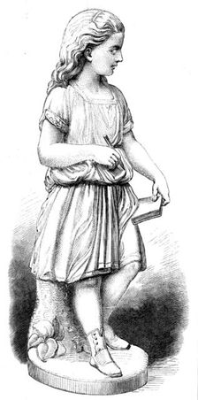 "Young England's Sister", by G. Halse, in the Royal Academy Exhibition, 1871. Creator: Unknown