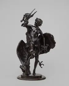 Young Faun with Heron, model 1890, cast 1894/1904. Creator: Frederick William MacMonnies