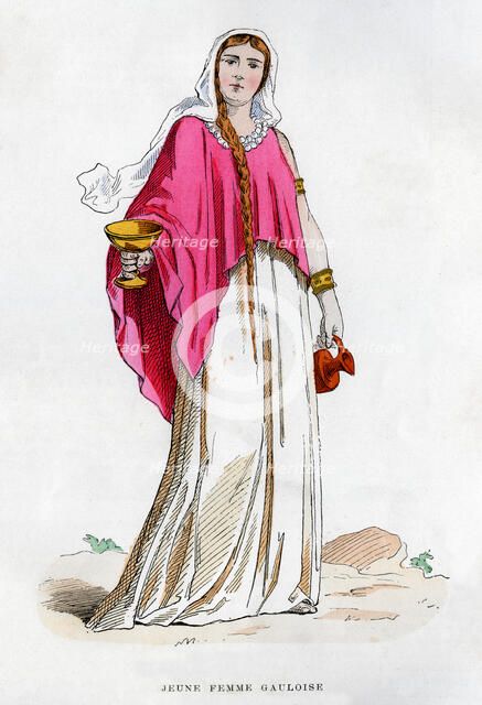 Young female Gaul, 1882-1884. Artist: Unknown