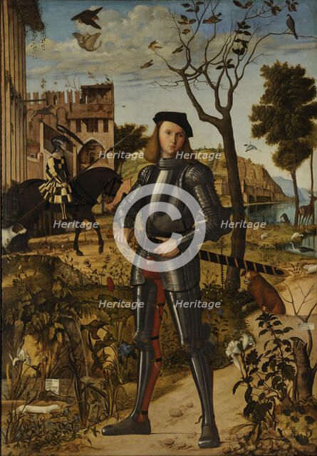 Young Knight in a Landscape, 1510. Artist: Carpaccio, Vittore (1460-1526)