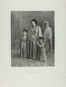 Young Karaïme Woman, Tchioufout-Galech Near Baghtcheh-Saraï, Crimea, 1840. Creator: Auguste Raffet