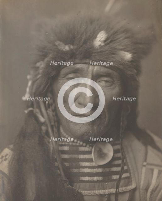 Young Hairy Wolf, 1908. Creator: Edward Sheriff Curtis.