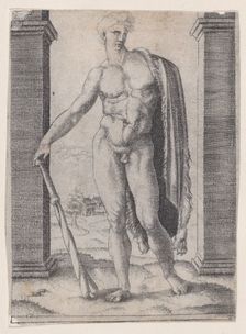 Young Hercules, ca. 1514-36. Creator: Agostino Veneziano