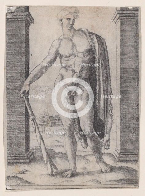 Young Hercules, ca. 1514-36. Creator: Agostino Veneziano.