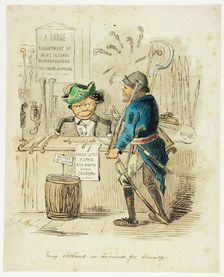 Young Ireland in Business for Himself, 1850/59. Creator: John Leech