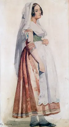Young Italian c1825-1865. Artist: Eugene Deveria