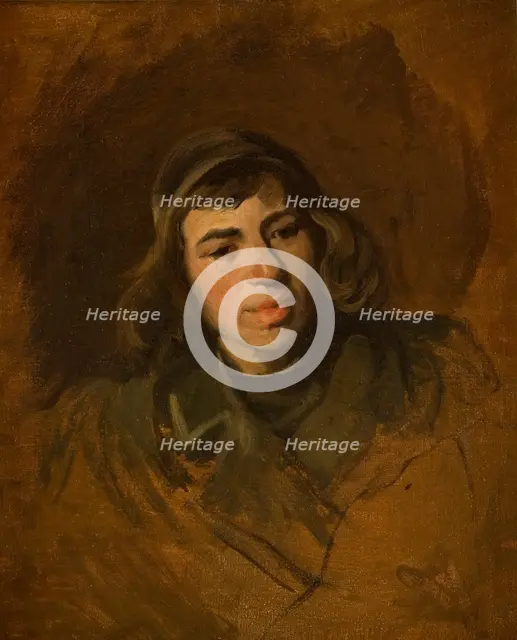 Young Jew, between 1840-1848. Creator: Piotr Michalowski.