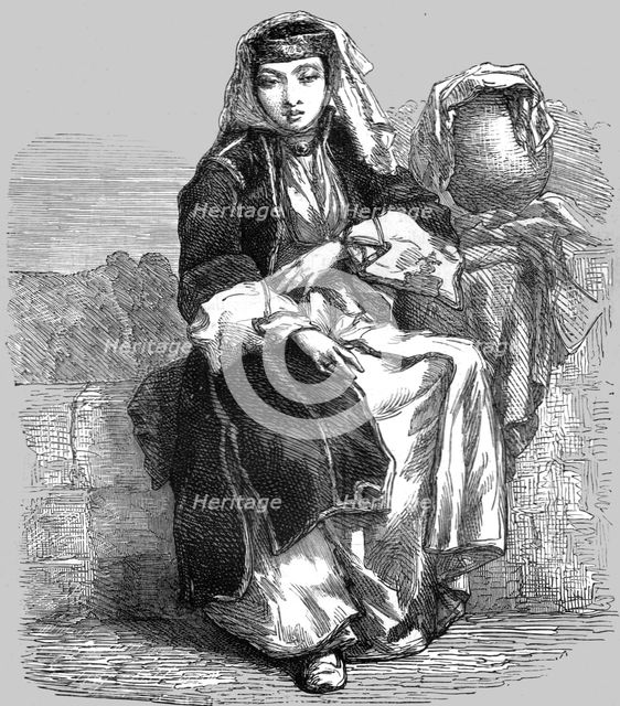 'Young Jewess of Salonica; Notes on Albania', 1875. Creator: Frederick A. Lyons.
