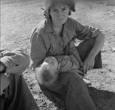 Young Oklahoma mother, age eighteen..., CA, Imperial Valley, 1937. Creator: Dorothea Lange