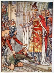 Young Owen Appeals to the King 1911. Creator: Unknown