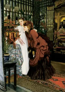 Young Ladies Looking at Japanese Objects, 1869