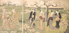 Young Ladies Viewing Cherry-blossoms at Asukayama. Creator: Torii Kiyonaga