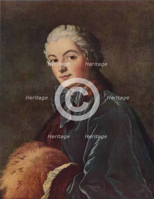 Young Lady with a Muff, c1750, (1938). Artist: François Boucher