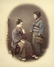 Young Lady, with Pipe, 1866-1867. Creator: Felice Beato