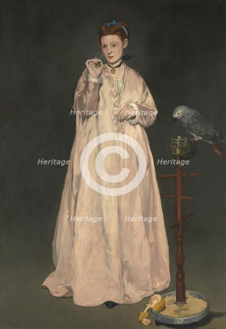 Young Lady in 1866, 1866. Creator: Edouard Manet.