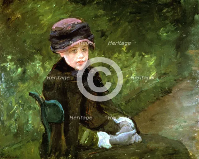 'Young Lady in the Park', c1880. Artist: Mary Cassatt