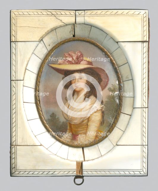 Young Lady in a Hat, 1700-1800. Creator: Unknown.