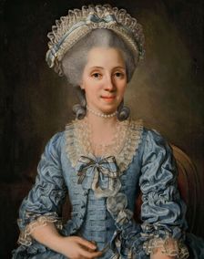 Young lady in Swedish costume, 1779. Creator: Ulrika Fredrika Pasch