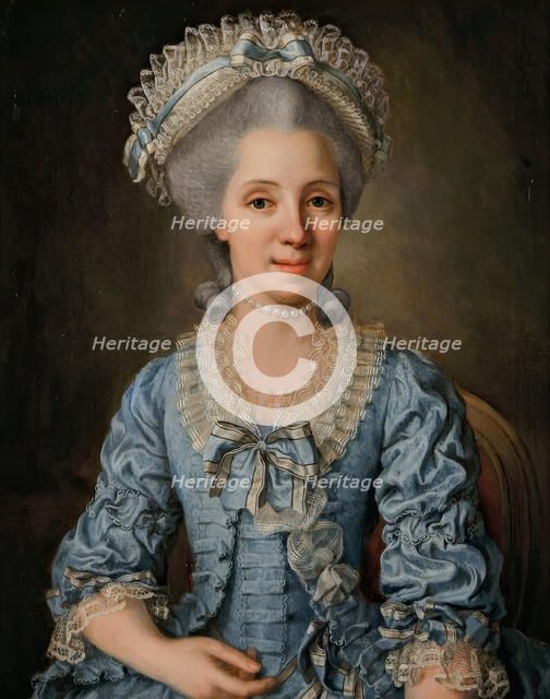 Young lady in Swedish costume, 1779. Creator: Ulrika Fredrika Pasch.