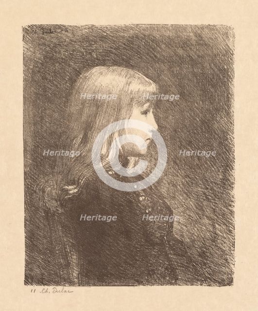 Young Lady (Jeune Fille), 1892. Creator: Charles Marie Dulac (French, 1865-1898).