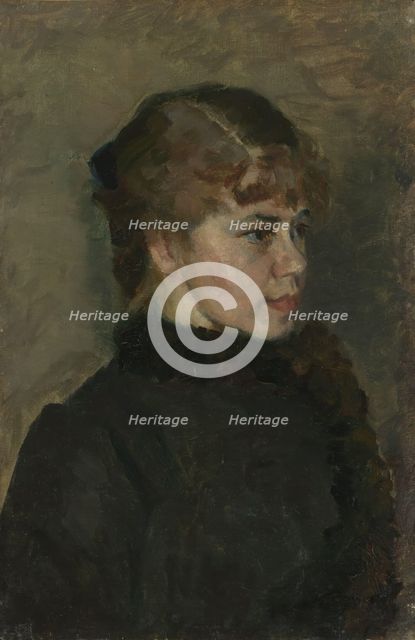 Young Lady, probably 1890. Creator: Christian Krohg.